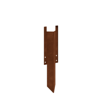 știft de susținere mediu Oțel Corten 22 - 25 cm