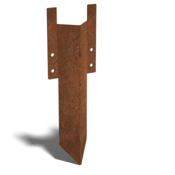  Știft de susținere scurt Oțel Corten 12 - 15 cm