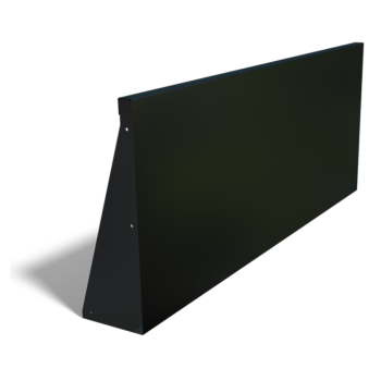 Zid de sprijin din oțel - Drept - 150 x 60 cm - Altă culoare RAL