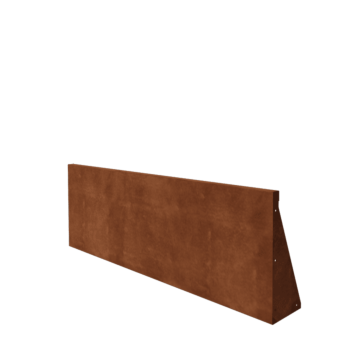 Zid de sprijin din oțel corten - Drept - 150 x 50 cm