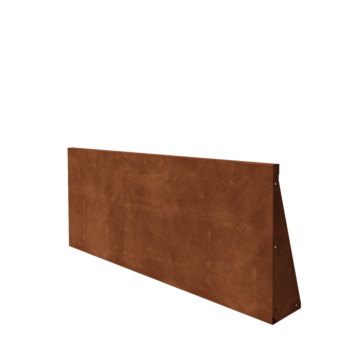 Zid de sprijin din oțel corten - Drept - 150 x 60 cm