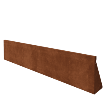 Zid de sprijin din oțel corten - Drept - 200 x 40 cm