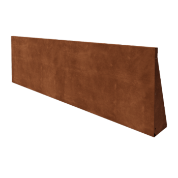 Zid de sprijin din oțel corten - Drept - 200 x 60 cm