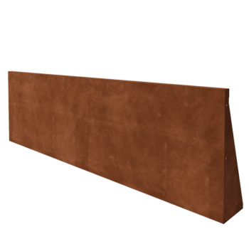 Zid de sprijin din oțel corten - Drept - 200 x 60 cm