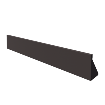 Zid de sprijin din oțel - Drept - 200 x 30 cm - RAL7016 mat (gri antracit)