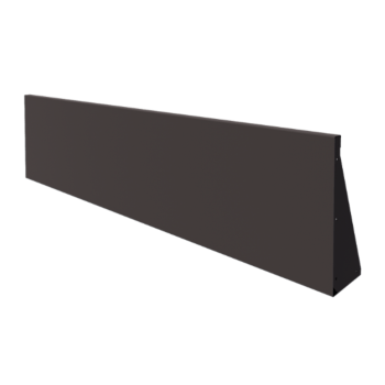 Zid de sprijin din oțel - Drept - 200 x 50 cm - RAL7016 mat (gri antracit)