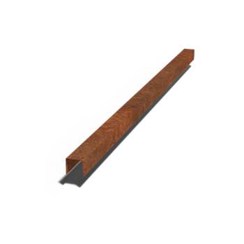Profil U din oțel corten 5 x 5 x 5 cm (lungime 150 cm)