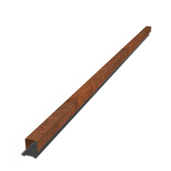 Profil U din oțel corten 5 x 6 x 5 cm (lungime 240 cm)