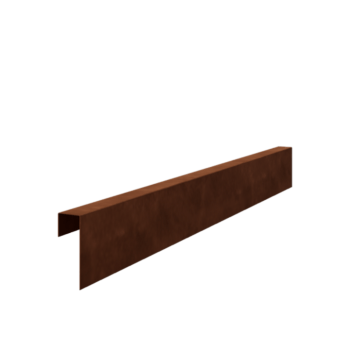 Profil U din oțel corten - 15 x 5 x 5 cm - 150 cm