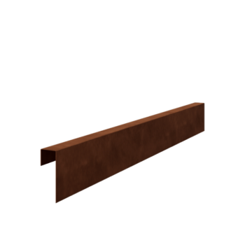 Profil U din oțel corten - 15 x 5 x 5 cm - 240 cm
