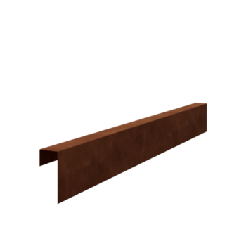 Profil U din oțel corten 15 x 6 x 5 cm (lungime 240 cm)