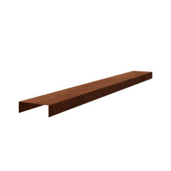 Profil U din oțel corten 5 x 15 x 5 cm (lungime 150 cm)
