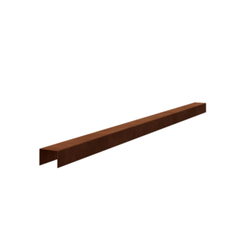 Profil U din oțel corten 5 x 6 x 5 cm (lungime 150 cm)