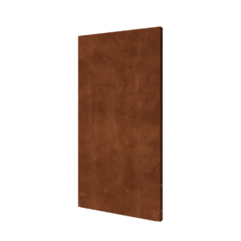 Panou de grădină din oțel corten bază 100 x 6 x 190 cm