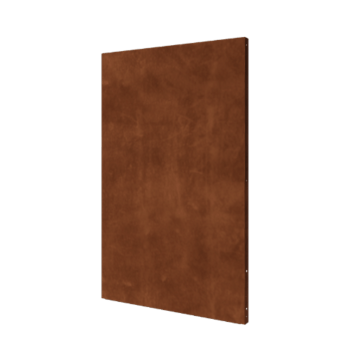 Panou de grădină din oțel corten bază 120 x 6 x 190 cm