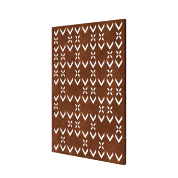 Panou decorativ din oțel corten - Motiv de acoperiș 3 - 120 x 6 x 190 cm