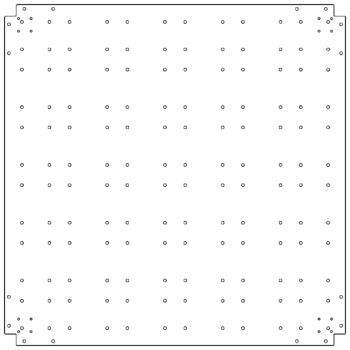 Placă de bază din oțel galvanizat - 120 x 120 cm