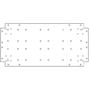 Placă de bază oțel galvanizat 40 x 80 cm