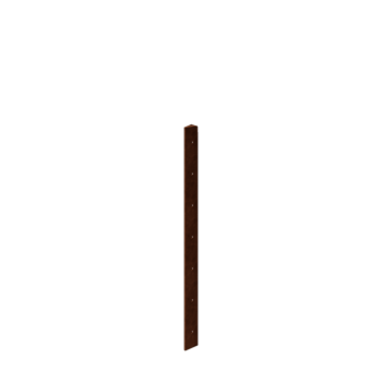Jardinieră din oțel corten - Piesă de colț 30° - 70 cm