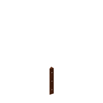 Jardinieră din oțel corten - Piesă de colț 45° - 30 cm