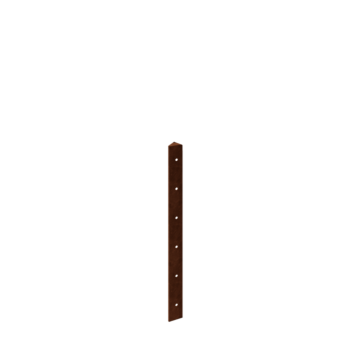 Jardinieră din oțel corten - Piesă de colț 45° - 60 cm