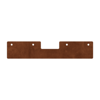 Jardinieră din oțel corten - Placă de îmbinare - 180°