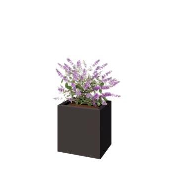 Jardinieră din oțel - Dreptunghiular - 40 x 30 x 40 cm - RAL7016 mat (gri antracit) - Fără placă de bază