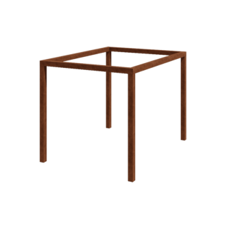 Pergolă din oțel corten - Dreptunghiular - 324 x 250 x 230 cm - Fără bază de beton