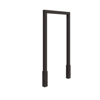 Pergolă din oțel - Drept - 200 x 230 cm - Altă culoare RAL - Cu bază de beton