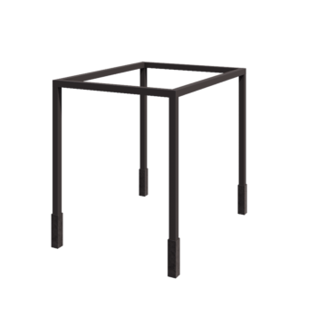 Pergolă din oțel - Dreptunghiular - 324 x 250 x 230 cm - RAL7016 mat (gri antracit) - Cu bază de beton