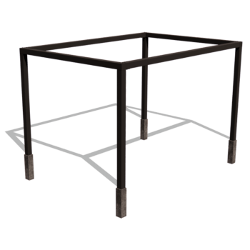 Pergolă din oțel acoperit cu pulbere configurație pătrat 424 x 300 cm