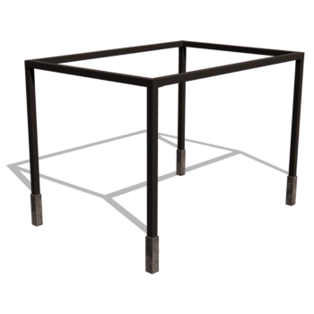 Pergolă din oțel - Dreptunghiular - 424 x 300 x 230 cm - RAL9005 mat (negru) - Fără bază de beton