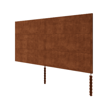 Gardă din oțel corten H3 set 372 cm