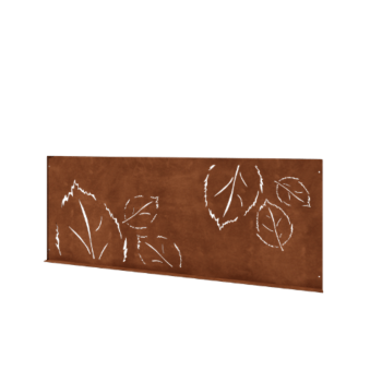 Gard decorativ de grădină din oțel corten N 149 x 60 cm