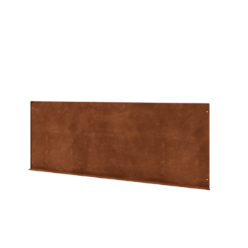 Gard decorativ de grădină din oțel corten V 149 x 60 cm