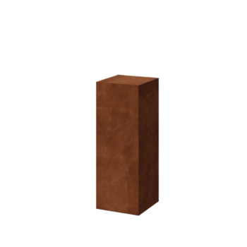 Soclu din oțel corten Ohio 30 x 30 x 80 cm