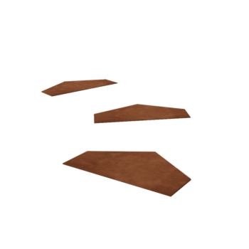 Piatră de cărare din oțel corten Hexagon HV 50
