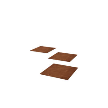 Piatră de cărare din oțel corten Pătrat 30 x 30 cm