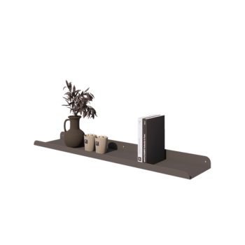 Raft de perete din oțel - Formă U - 100 x 20 x 5 cm - RAL7016 mat (gri antracit)