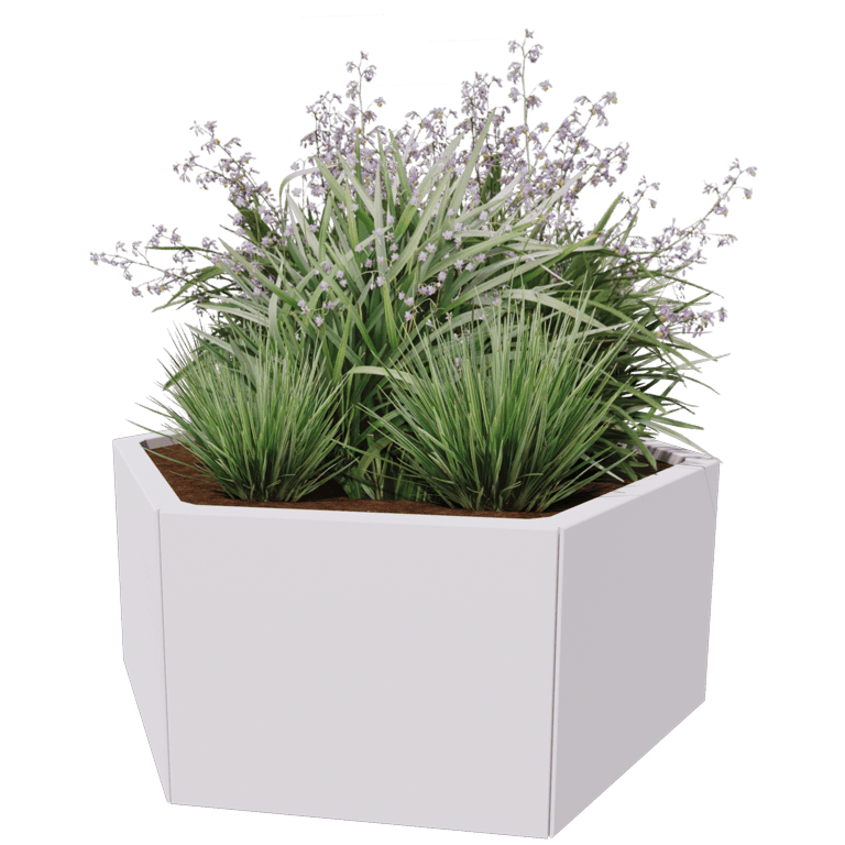 Jardinieră din oțel acoperit cu pulbere Denver 50