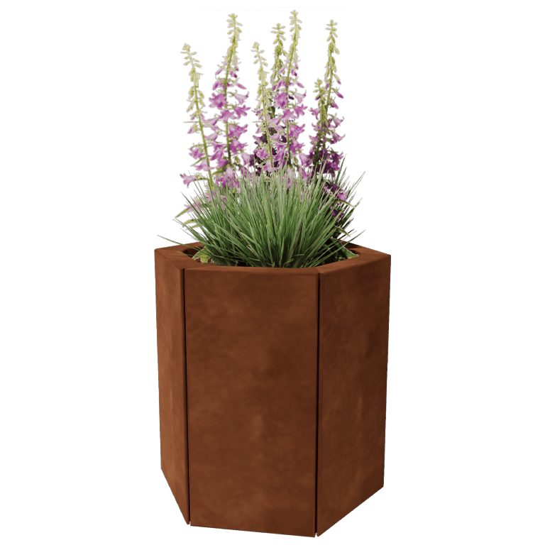 Jardinieră din oțel corten Denver 20