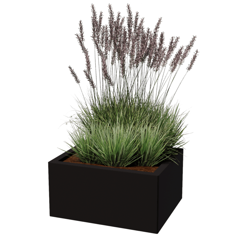 Jardinieră din oțel acoperit cu pulbere Texas 50 x 60 cm