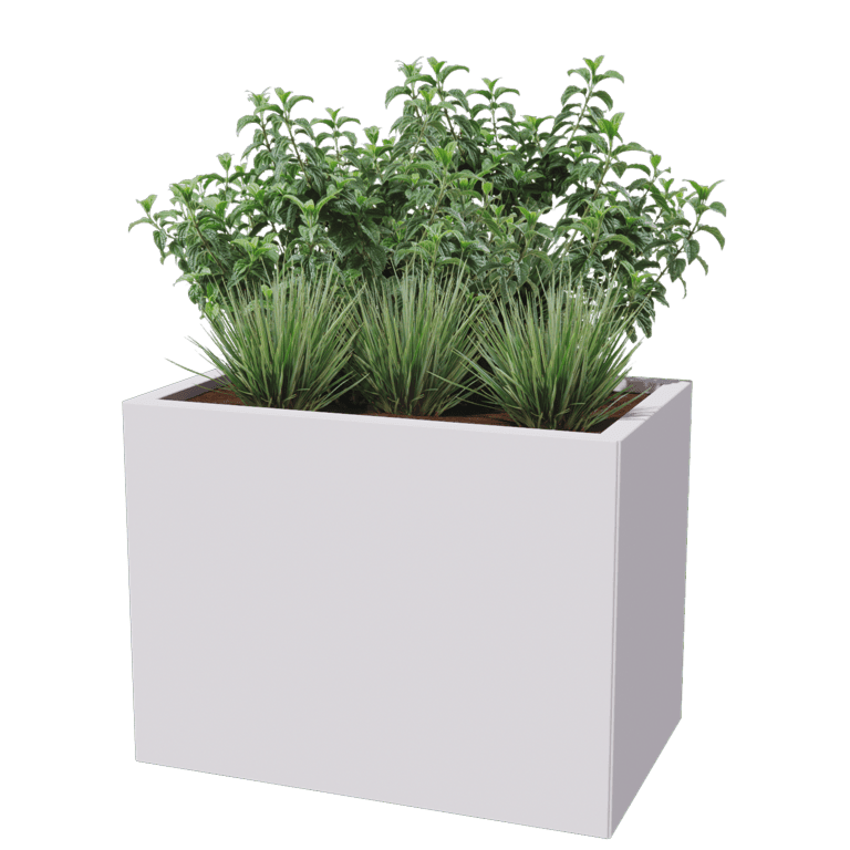 Jardinieră din oțel acoperit cu pulbere Texas 50 x 80 cm