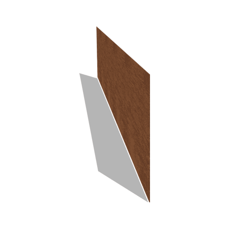 Separator de gazon din oțel corten formă dreaptă 37,5 cm (lungime 240 cm)
