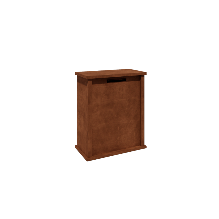 Cutie poștală din oțel corten - Arizona L - 80 x 40 x 100 cm