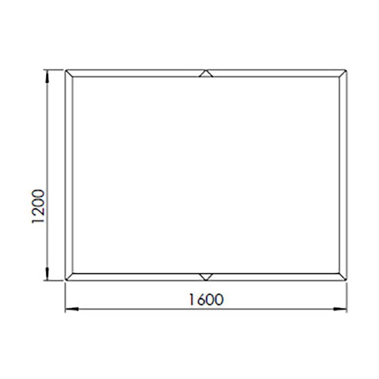 Jardinieră din oțel acoperit cu pulbere Texas xxl 160 x 120 cm