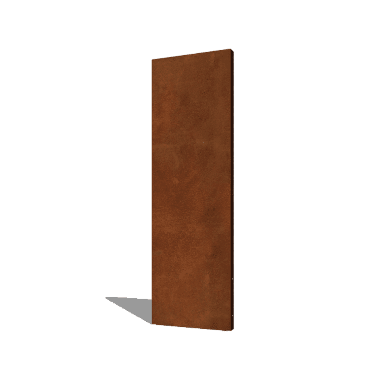 Panou de grădină din oțel corten bază 60 x 6 x 190 cm