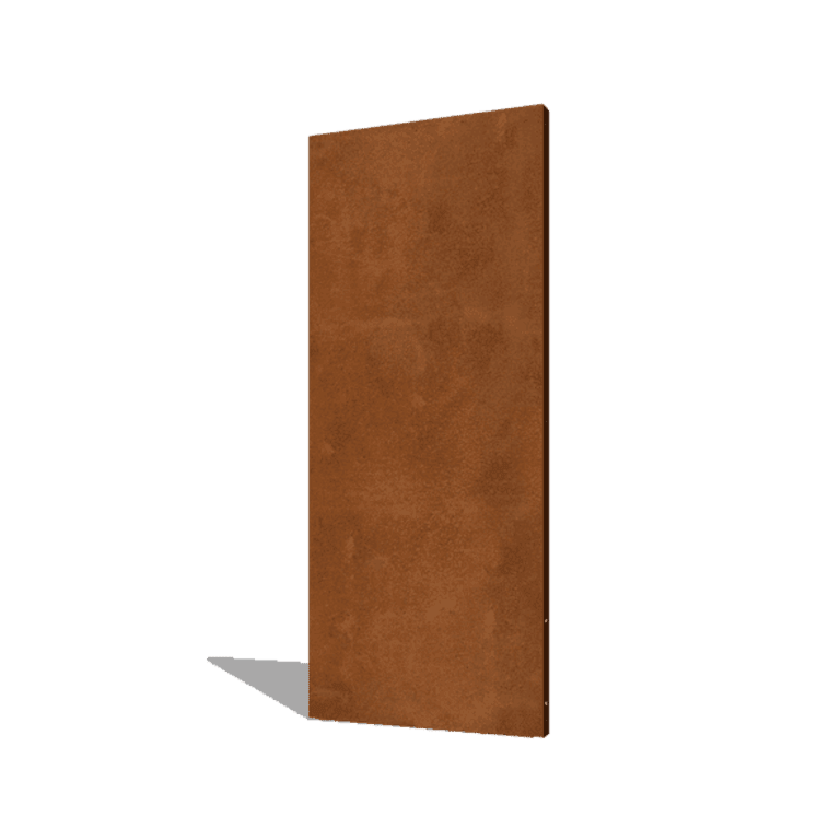 Panou de grădină din oțel corten bază 80 x 6 x 190 cm