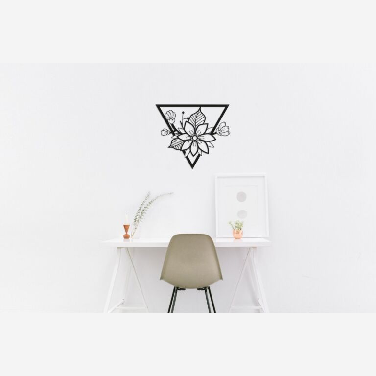 Decor de perete din metal Floare 1.0