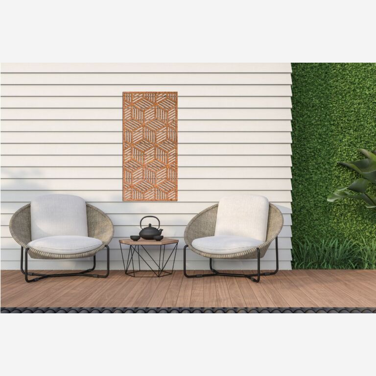 Decor de perete din oțel corten Forme geometrice 1.0 *OP=OP